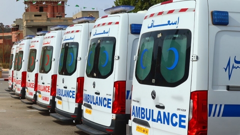 متعامل النقل الصحي المتعاقد مع CNAS